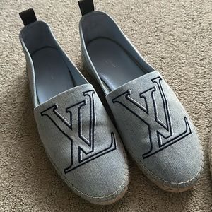Women’s Louis Vuitton denim Espadrilles Sz 38